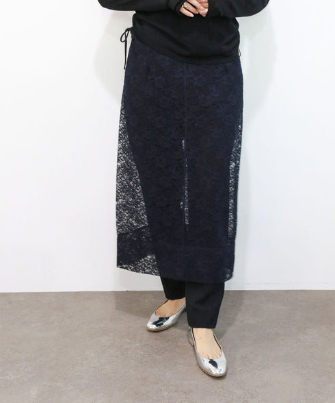 【GISELe4月号掲載】modern lace I-line skirt